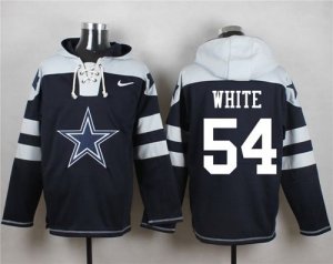 Nike Dallas Cowboys #54 Randy White Navy Blue Player Pullover Hoodie