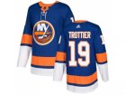 Men Adidas New York Islanders #19 Bryan Trottier Royal Blue Home Authentic Stitched NHL Jersey