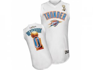 nba oklahoma city thunder #0 westbrook white[champions]