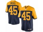 Mens Nike Green Bay Packers #45 Vince Biegel Limited Navy Blue Alternate NFL Jersey