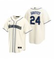Nike Seattle Mariners #24 Ken Griffey Jr. Cream Alternate Stitched Baseball Jersey