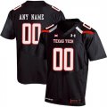 Texas Tech Black Mens Customized College Football Jersey