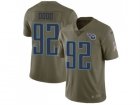 Nike Tennessee Titans #92 Kevin Dodd Olive Men Stitched NFL Limited 2017 Salute to Service Jersey