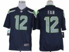 Nike NFL Seattle Seahawks #12 Fan blue Jerseys(Limited)