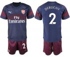 2018-19 Arsenal 2 DEBUCHY Away Soccer Jersey