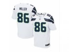 Nike jerseys seattle seahawks #86 zach miller white[Elite]