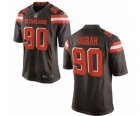 Men's Nike Cleveland Browns #90 Emmanuel Ogbah Game Brown Team Color NFL Jersey