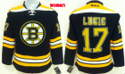 Women NHL boston bruins #17 lucic black jerseys