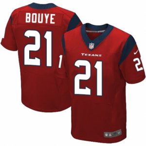 Mens Nike Houston Texans #21 A.J. Bouye Elite Red Alternate NFL Jersey