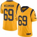 Mens Nike Los Angeles Rams #69 Cody Wichmann Limited Gold Rush NFL Jersey