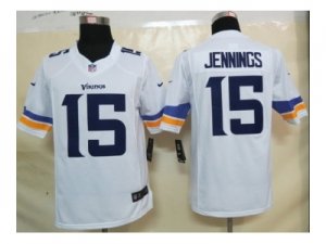 Nike Minnesota Vikings #15 Greg Jennings white Jerseys[Limited]