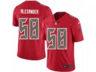 Nike Tampa Bay Buccaneers #58 Kwon Alexander Limited Red Rush NFL Jersey