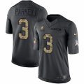 Men's Nike Cleveland Browns #3 Cody Parkey Limited Black 2016 Salute to Service NFL Jersey