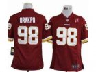 Nike NFL Washington Redskins #98 Brian Orakpo Red Jerseys W 80TH Patch(Game)