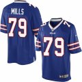 Mens Nike Buffalo Bills #79 Jordan Mills Limited Royal Blue Team Color NFL Jersey