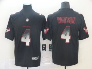 Nike Texans #4 Deshaun Watson Black Arch Smoke Vapor Untouchable Limited Jersey