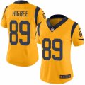 Women's Nike Los Angeles Rams #89 Tyler Higbee Limited Gold Rush NFL Jersey