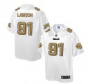 Nike Buffalo Bills #91 Manny Lawson White Men NFL Pro Line Fashion Game Jersey