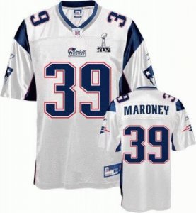 New England Patriots #39 Danny Woodhead 2012 Super Bowl XLVI white