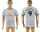 2017-18 Manchester United 9 IBRAHIMOVIC Away Thailand Soccer Jersey