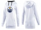 NHL Women Edmonton Oilers Logo Pullover Hoodie 1