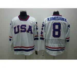 nhl team usa #8 omisarekk 2010 olympic white