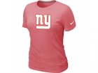 Women New York Giants Pink Logo T-Shirt