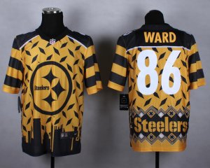 Nike Pittsburgh Steelers #86 ward yellow Jerseys(Style Noble Fashion Elite)