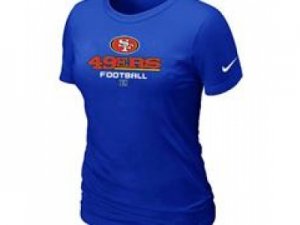 Women San Francisco 49ers Blue T-Shirt