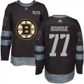 Mens Boston Bruins #77 Ray Bourque Black 1917-2017 100th Anniversary Stitched NHL Jersey