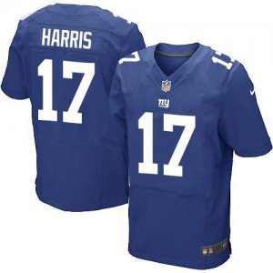 Nike New York Giants #17 Dwayne Harris Royal Blue Jerseys(Elite)