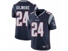 Mens Nike New England Patriots #24 Stephon Gilmore Navy Blue Team Color Vapor Untouchable Limited Player NFL Jersey