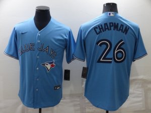 Blue Jays #26 Matt Chapman Blue Nike Cool Base Jersey