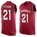 Nike Arizona Cardinals #21 Patrick Peterson Red Team Color Men's Stitched NFL Limited Tank Top Jersey