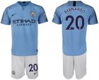 2018-19 Manchester City 20 BERNARDO Home Soccer Jersey