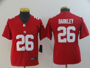 Nike Giants #26 Saquon Barkley Red Youth Inverted Legend Limited Jersey