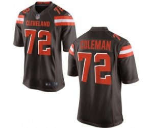 Men\'s Nike Cleveland Browns #72 Shon Coleman Game Brown Team Color NFL Jersey