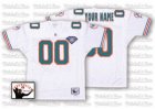Customized Miami Dolphins Jersey Throwback White Football Jersey