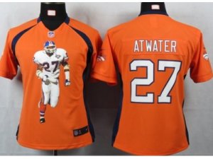 Nike Women denver broncos #27 moreno orange[portrait fashion]jerseys