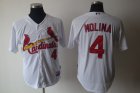 mlb st.louis cardinals #4 molina white