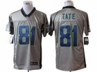 Nike NFL Seattle Seahawks #81 Golden Tate Grey Jerseys(Shadow Elite)