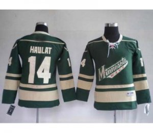 nhl minnesota wild #14 havlat youth green