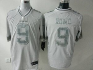 Nike Dallas cowboys #9 Romo White Platinum Jerseys(Game)