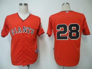 MLB San Francisco Giants #28 Posey Orange[Cool Base]