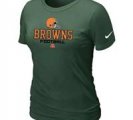 Women Cleveland Browns Deep Green T-Shirt