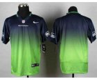 Nike jerseys seattle seahawks blank blue-green[Elite drift fashion][second version]