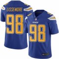 Youth Nike San Diego Chargers #98 Sean Lissemore Limited Electric Blue Rush NFL Jersey