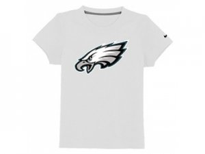 nike Philadelphia eagles authentic logo youth T-Shirt white