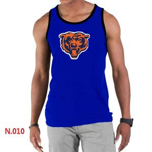 Nike NFL Chicago Bears Sideline Legend Authentic Logo men Tank Top Blue 2