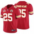 Nike Chiefs #25 Clyde Edwards-Helaire Red 2021 Super Bowl LV Vapor Untouchable